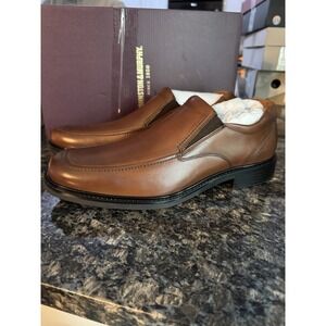 Johnston & MurphyMen's Tabor Loafers Dress Shoes Brown Leather Sz 11.5